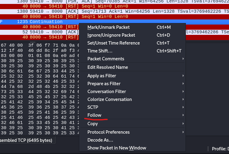 wireshark capture